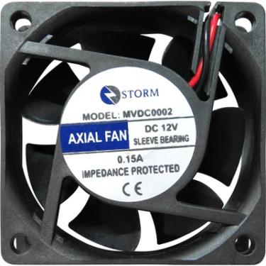 Imagem de Cooler Microventilador, 60x60x25mm, 12v, Preto