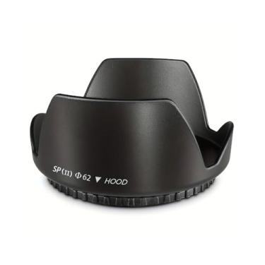 Imagem de Para-sol Petal para câmera SLR – Acessório de lente de câmera que defende brilho e para-sol profissional compatível com Canon Nikon Sony, 62 mm