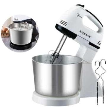 Imagem de Máquina de Amassar Bolo Pães Mixer Compacto Facil de Usar - Sokany