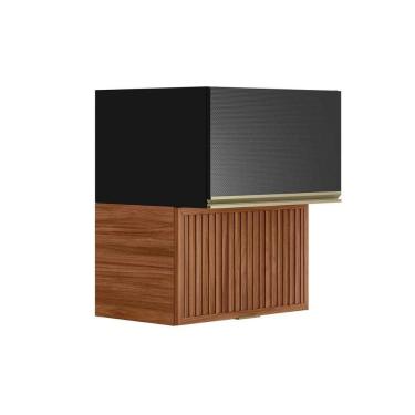 Imagem de Armário Aéreo P- Cozinha Proença C- 2 Portas Basculante (1 Ripada) 60cm Nogueira-carbono Prime Tx - Demóbile