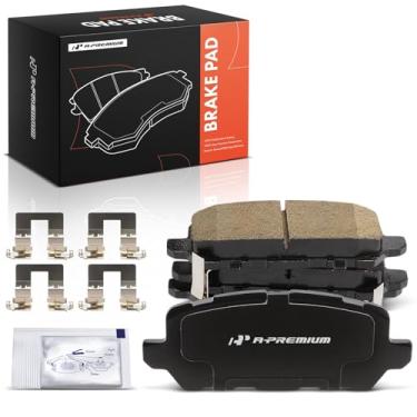 Imagem de A-Premium Conjunto de pastilhas de freio a disco de cerâmica traseiras compatível com modelos Honda - HR-V HRV 2016-2022, CR-Z CRZ 2016, 4 peças