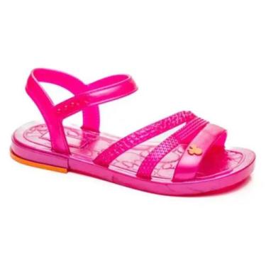 Imagem de Sandália Grendene Minie Style Bag Com Bolsa Meninas Rosa Perolado, Ros