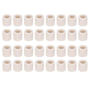 Imagem de Chiffonade 40 peças de ponteiras para tacos de sinuca de 13 mm – Ponteiras de fibra para taco de bilhar peças de reposição (1,3 cm)