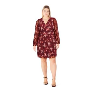 Imagem de City Chic Vestido feminino plus size - Mariella, Estampa vermelha, 25 Plus Size