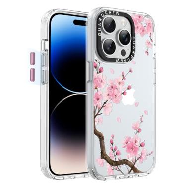 Imagem de GuardCrew Capa para iPhone 14 Pro, [proteção contra quedas de grau militar de 3,5 m à prova de colisão] [antiamarelamento e antidescasca] capa de telefone fina à prova de choque transparente TPU para