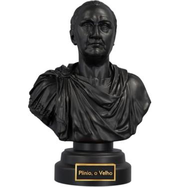 Imagem de Estátua Busto Plínio, o Velho - Naturalista Romano (Aurum Noctis)