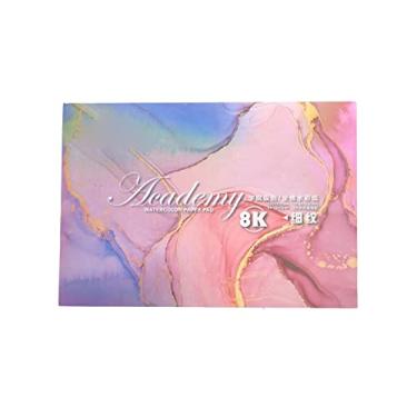 Imagem de Papel para aquarela, papel artístico, papel para desenho, 8K, 20 folhas, premium, desbotado, durável, fácil de rasgar, papel de construção branco para artistas, estudantes