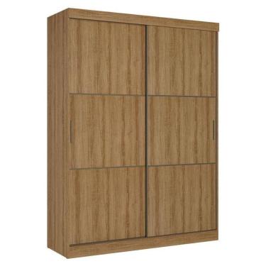 Imagem de Guarda Roupa Casal Comfort 2 Portas Almendra Acetinado - Thb