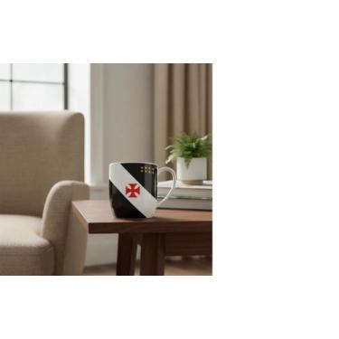 Imagem de Caneca porcelana urban 300ml times - vasco 1 - BRASFOOT