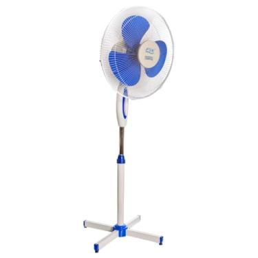 Imagem de Ventilador de Coluna 50x120cm Branco e Azul 38W 3 Velocidades 220V - FIX (FXV01016)