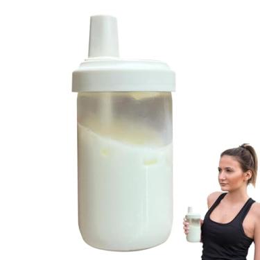 Imagem de Xícara de café com canudo, xícaras de café gelado com tampa reutilizável,Copo Leite Transparente com Tampa 500ml | Copo de chá portátil, caneca à prova de vazamentos para bebidas de água para viagens