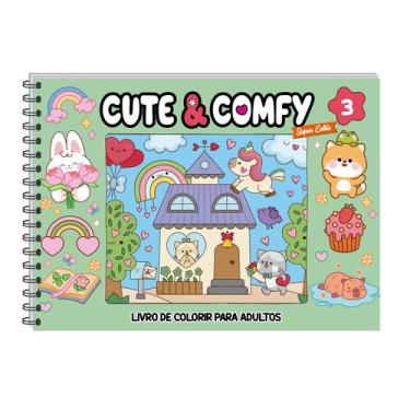 Imagem de Livro - Cute & Comfy Super Extra - Livro de Colorir Adulto - Capa Dura