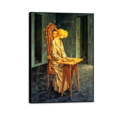 Imagem de Remedios Varo Decoração de parede presença perturbadora impressões em tela pintura surrealismo arte de parede decoração de casa Remedios Varo pôster presente para quarto sala de estar 100 x 70 cm (39