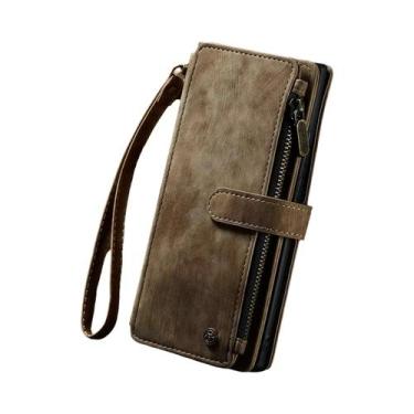 Imagem de Capa De Telefone De Couro Flip Para Samsung Galaxy S25 S24 S23 FE S22 