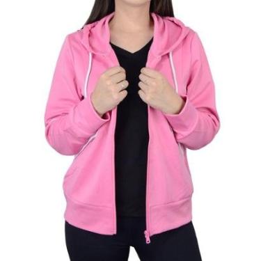 Imagem de Blusa Feminina Facinelli By Mooncity Moletom Rosa - 670314-Feminino