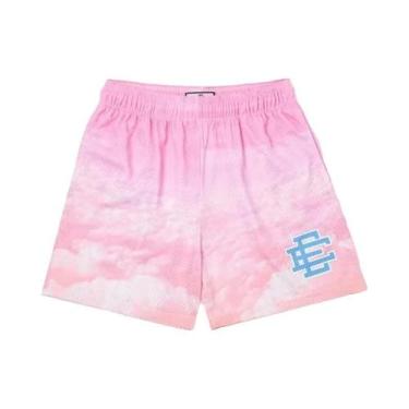 Imagem de Bermuda De Praia Em Malha Para Homens, Shorts Casuais Para Treinamento