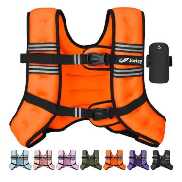 Imagem de Colete pesado para mulheres e homens, colete de peso de 11 kg com faixa refletiva, coletes de corrida para treino, caminhada, treinamento de força, perda de peso, fitness, musculação, musculação