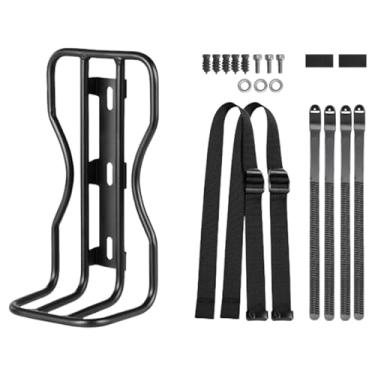 Imagem de Vaveren Suporte de garfo dianteiro para bicicleta em liga de alumínio, peça de reposição estável, profissional e, para bagagem.