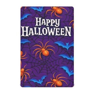 Imagem de Wassud Lençóis de berço respiráveis para morcegos de Halloween, capas de colchão de berço com elástico 68 x 99 cm, lençol neutro para meninos e meninas (serve para berço padrão e pacote e brincadeira)