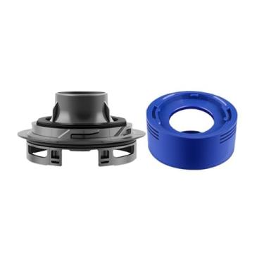 Imagem de Tampa traseira do motor com filtro HEPA de substituição, compatível com aspiradores de pó portáteis Dyson V7 e V8, ferramentas de limpeza doméstica.(2-piece set)