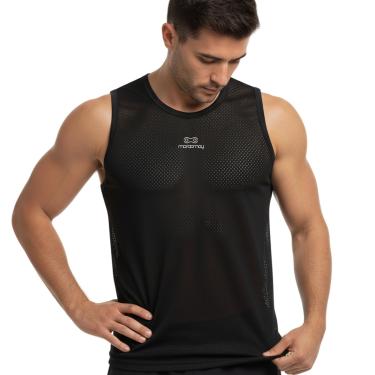 Imagem de Camisa Regata Masculina Marcio May Sports Segunda Pele Air Preto