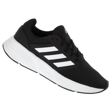 Imagem de Tênis Adidas Galaxy 6 Preto e Branco - Masculino - 39 - Preto-Masculino
