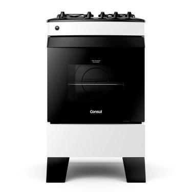 Imagem de Fogão 4 Bocas Bivolt Com Acendimento Automático Consul Branco Bivolt