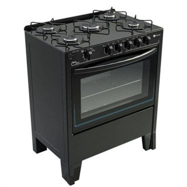 Imagem de Fogão 5 Bocas Fenix Glass De Piso