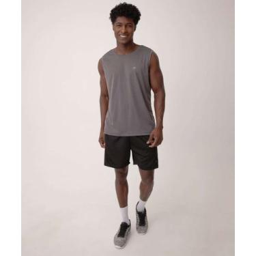 Imagem de Bermuda Masculina Fitness Listra MR-37043 - MARISA, Preto, M