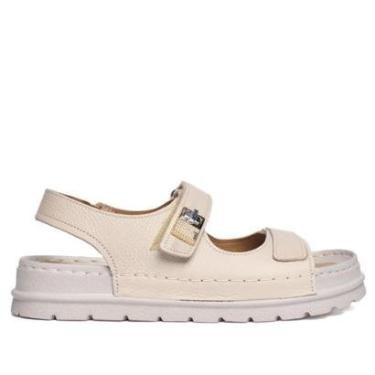 Imagem de Sandália Feminina Pegada Couro Levitech Burnished Bege-Feminino