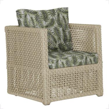 Imagem de 1 Poltrona Madri Alumínio Corda Náutica Estofado 5 Trama Rami