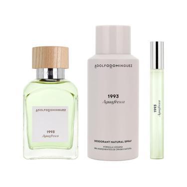 Imagem de Kit Perfume Masculino Adolfo Dominguez Agua Fresca 120ml + Deodorante 150ml + Travel Size 10ml-Masculino