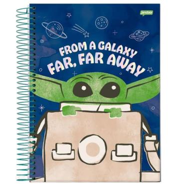 Imagem de Caderno Espiral Universitário A4 1 Matéria 80 Folhas Star Wars Jandaia Estampa 2