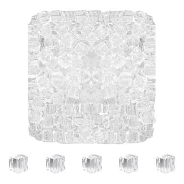 Imagem de Mandala Crafts Contas de cristal transparentes de 6 mm – 300 contas de vidro facetadas para fabricação de joias, pulseiras, colares, brincos e contas