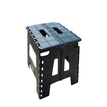 Imagem de Banquinhos - Banqueta Dobrável - De Plástico - Até 100 Kg - Resistente Para Viagem - 31 * 32 * 27cm, Leve para Transporte e Durável para Uso Prolongado no Brasil(Aleatorio)