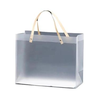 Imagem de Bolsa De Plástico Transparente Fosca 10PCS Caixas E Sacolas De Present
