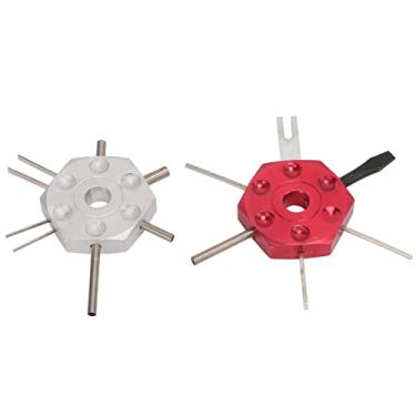 Imagem de KIMISS Kit de Ferramentas de Terminal de Fio de 2 Peças-extratores de Pino Terminal de Conector de Fio de Metal para Reparo de Automóveis, Ideal para Trabalho Elétrico de Carro
