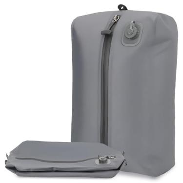 Imagem de Sacos de Vácuo para Viagem, 16 Litros, com Bomba de Ar Incorporada, Sacos de Compressão Reutilizáveis para Malas de Mão e Mochila, Durável e Economiza Espaço (2 peças)