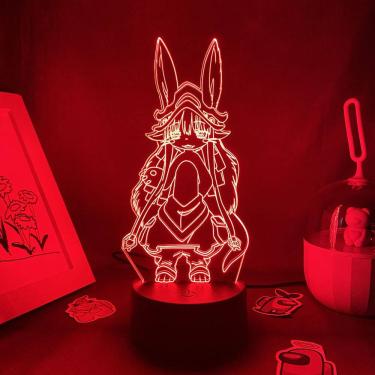 Imagem de Estatueta de anime acrílico 3D Night Light Made In Abyss Nanachi