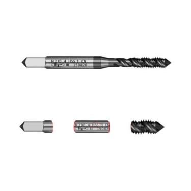 Imagem de Broca Espiral De Aço Inoxidável M35 Com Cobalto Nitrurado Para Máquina