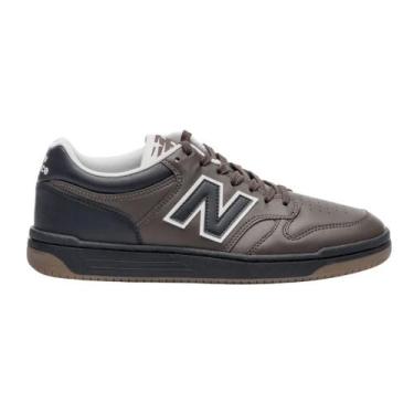Imagem de Tênis New Balance 480 Low Unissex - Marrom 41, Marrom, 41