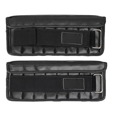 Imagem de Pesos de pulso Saco de areia Pesos de tornozelo ajustáveis ​​1 3kg Imitação de couro Correias de pulso para homens mulheres braço fitness exercício treinamento caminhada corrida