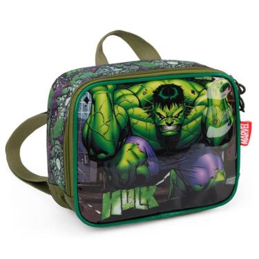 Imagem de Lancheira Térmica Hulk Marvel Escolar Preto - Luxcel