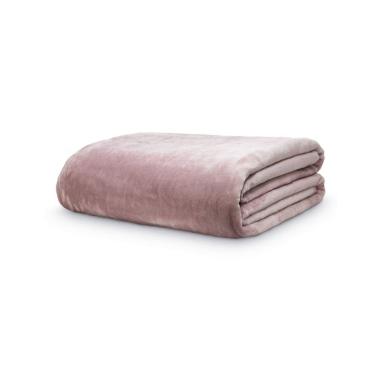 Imagem de Cobertor Casal Neo Velour 180x220 Liso 300g/m² Rose