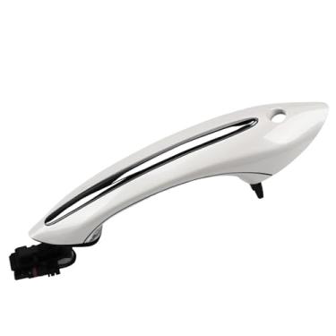 Imagem de Maçaneta de suporte para porta de carro adequada para BMW F02 F10 F06 F07 Carro Exterior Conforto Acesso Maçaneta de porta de substituição sem chave (cinza escuro)