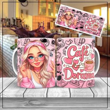 Imagem de Caneca Personalizada Café E Dorama - Lojinha Da Luc Adesivos