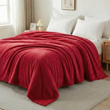Imagem de Kit 4 Manta Cobertor Casal Microfibra Super Macio Com Conforto Térmico Premium Casa Dona