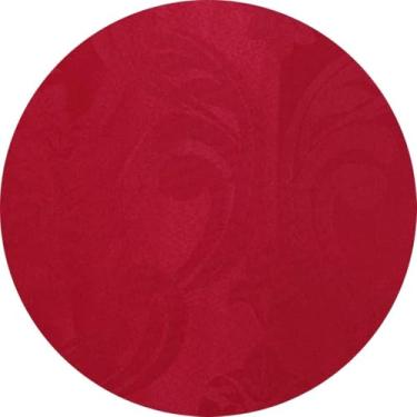 Imagem de Tecido Jacquard Jacar Medalhão Adamasco ou Adamascado Brocado 2,80 Metros de Largura Para Toalha de Mesa, Cortina, Forrar Almofada Cadeira Sofá 1 metro (Vermelho03)