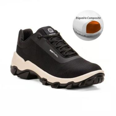 Imagem de Sapato de Segurança Hybrid Move Black Estival - Bico Composite - Preto