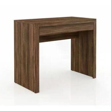 Imagem de Escrivaninha 01 Gaveta Me4107 Nogal Tecno Mobili Nogal